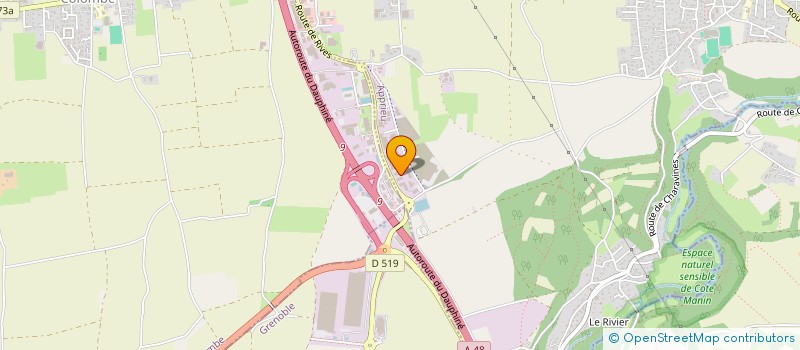 localisation de l'entreprise BS EQUIPEMENTIER  APPRIEU