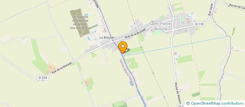 localisation de l'entreprise BS EVENEMENTIEL  SAINT-PIERRE-BROUCK