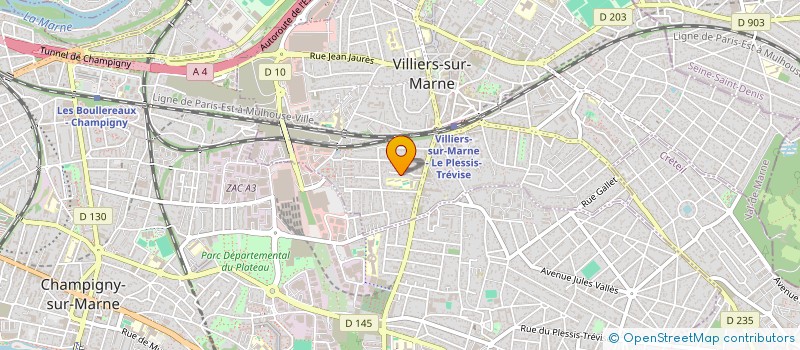 localisation de l'entreprise BS EVENT  VILLIERS-SUR-MARNE