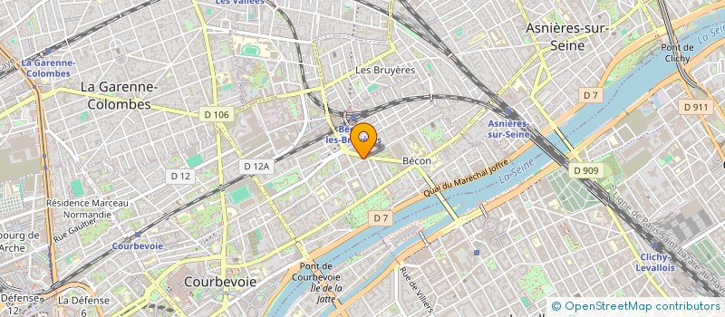 localisation de l'entreprise BS EXPERTISE ET ASSOCIES à COURBEVOIE