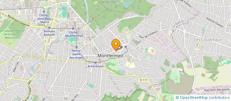 localisation de l'entreprise BS EXPRESS  MONTFERMEIL