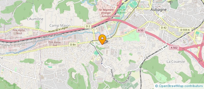 localisation de l'entreprise BS EXPRESS  AUBAGNE