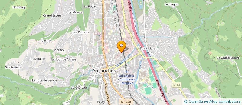 localisation de l'entreprise BS FAMILY  SALLANCHES