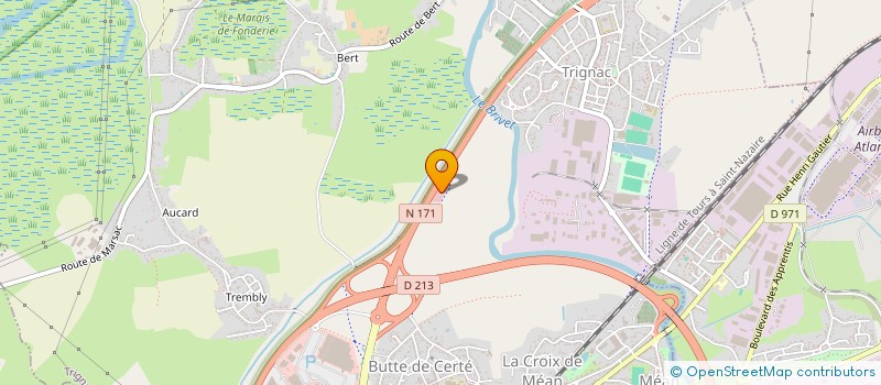 localisation de l'entreprise BS FINANCIERE à TRIGNAC