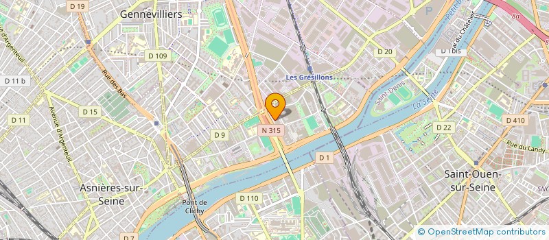 localisation de l'entreprise BS FRUITS à ASNIERES-SUR-SEINE