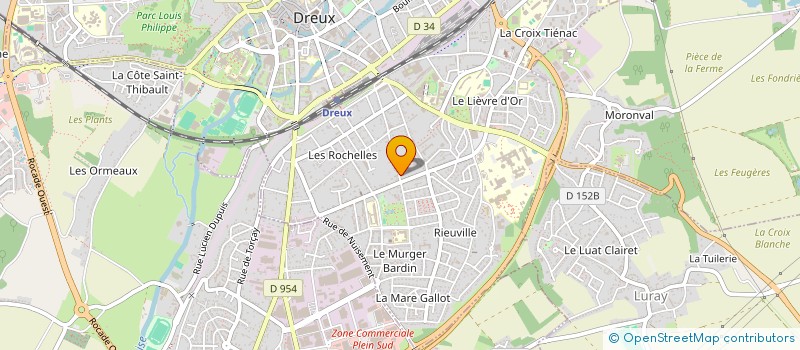 localisation de l'entreprise BS HUB à DREUX