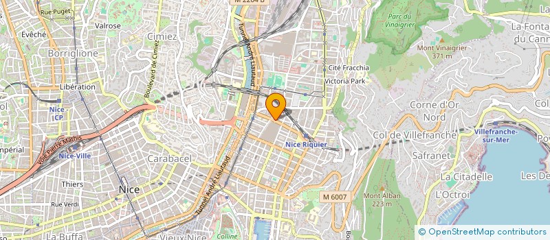 localisation de l'entreprise BS IMMO 1  NICE