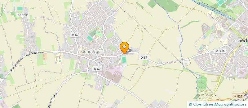 localisation de l'entreprise BS IMMO 2  GONDECOURT