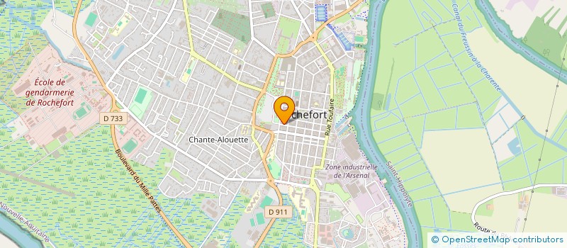 localisation de l'entreprise BS IMMO  ROCHEFORT