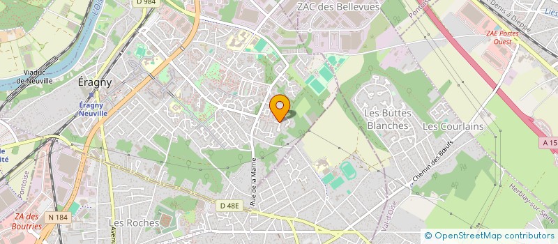 localisation de l'entreprise BS IMMO  ERAGNY