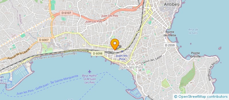 localisation de l'entreprise BS IMMO à ANTIBES
