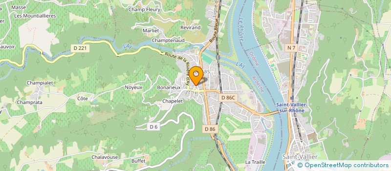 localisation de l'entreprise BS IMMO  SARRAS