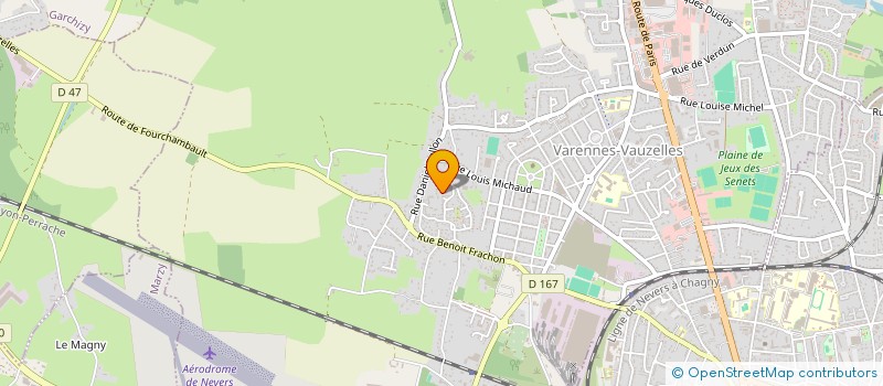 localisation de l'entreprise BS IMMO  VARENNES-VAUZELLES