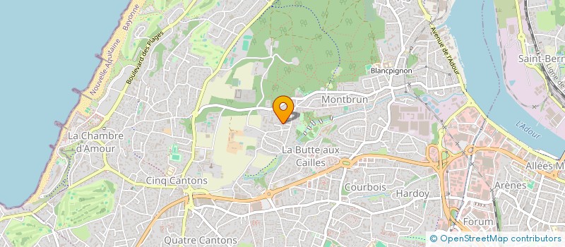 localisation de l'entreprise BS IMMO  ANGLET