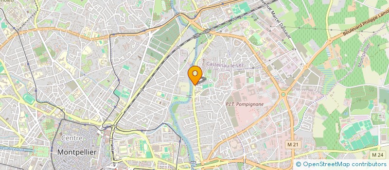 localisation de l'entreprise BS IMMOBILIER à MONTPELLIER