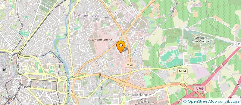localisation de l'entreprise BS IMMOBILIER à MONTPELLIER
