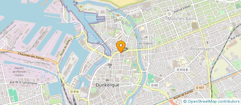 localisation de l'entreprise BS INFORMATIQUE à DUNKERQUE