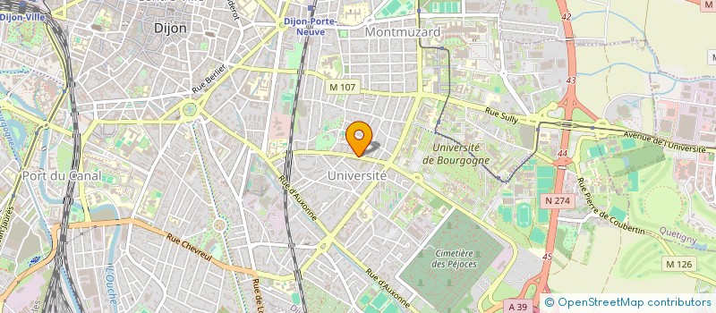 localisation de l'entreprise BS INFORMATIQUES ET RESEAUX à DIJON