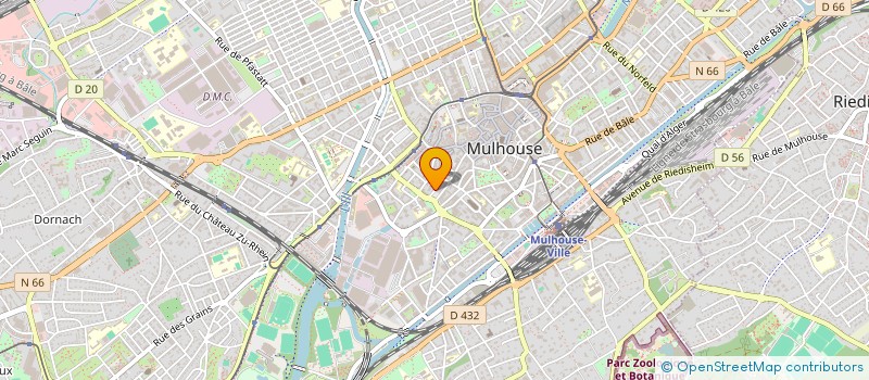 localisation de l'entreprise BS INGENIERIE à MULHOUSE