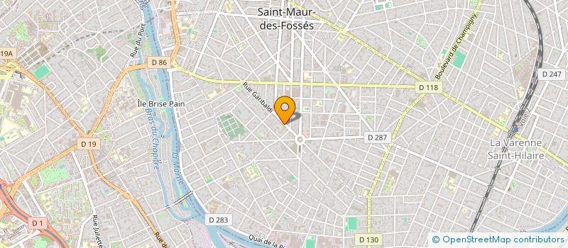 localisation de l'entreprise BS INTER à SAINT-MAUR-DES-FOSSES