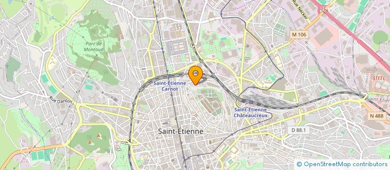 localisation de l'entreprise BS INTERIM  SAINT-ETIENNE