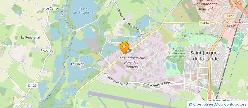 localisation de l'entreprise BS INVEST à SAINT-JACQUES-DE-LA-LANDE