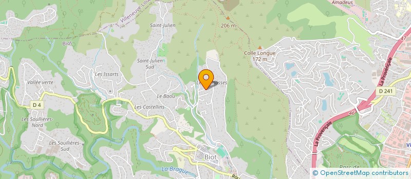 localisation de l'entreprise BS INVEST  BIOT