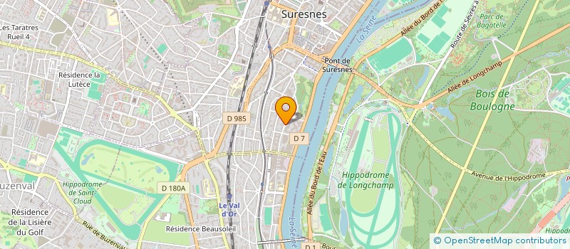 localisation de l'entreprise BS INVEST  SURESNES
