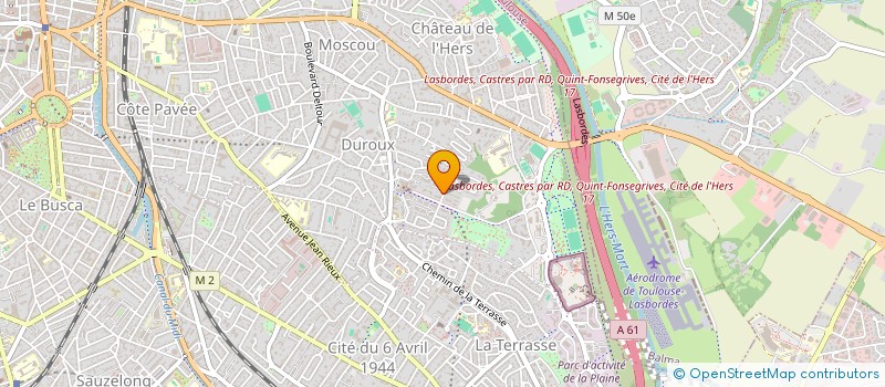 localisation de l'entreprise BS INVEST à TOULOUSE