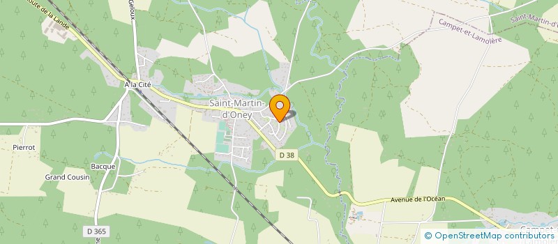 localisation de l'entreprise BS INVESTISSEMENT  MONT-DE-MARSAN