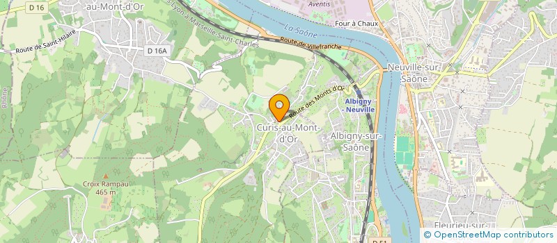 localisation de l'entreprise BS ISO CONFORT  CURIS-AU-MONT-D'OR