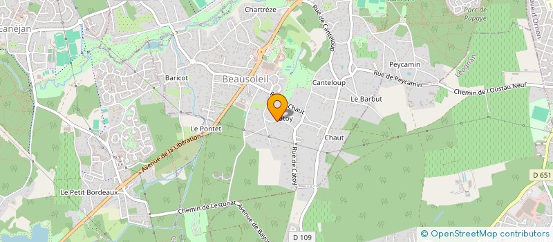 localisation de l'entreprise BS.LEDERMANN  GRADIGNAN