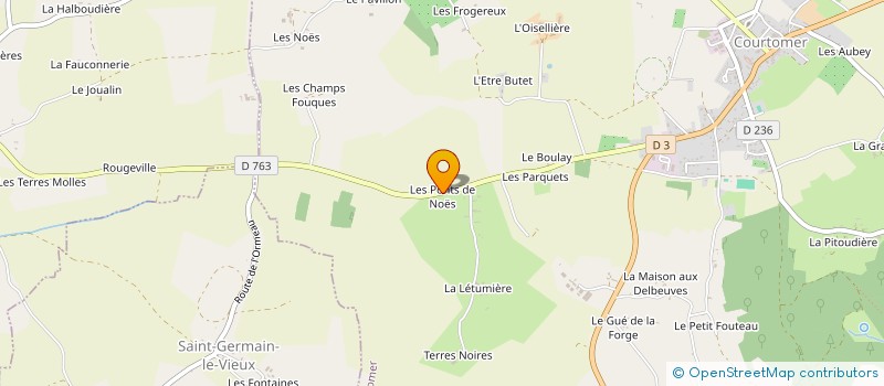 localisation de l'entreprise BS MARECHALERIE à COURTOMER