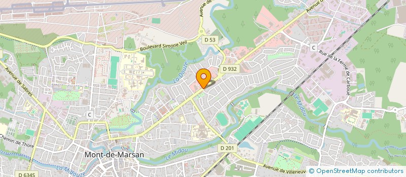 localisation de l'entreprise BS MARSAN  MONT-DE-MARSAN