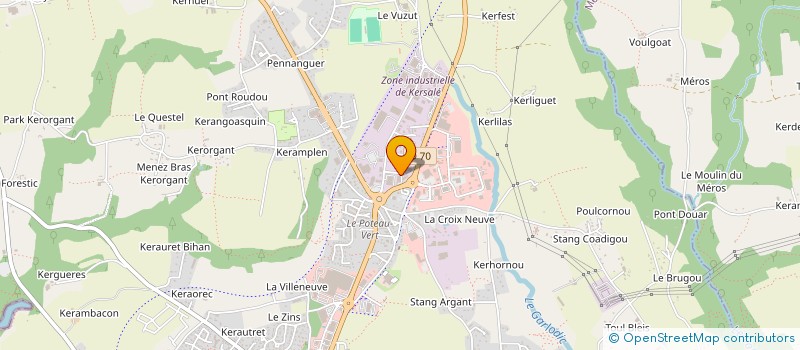 localisation de l'entreprise BS MECA à CONCARNEAU