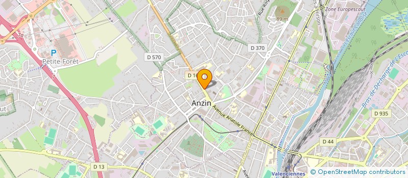 localisation de l'entreprise BS METAL TECH  ANZIN