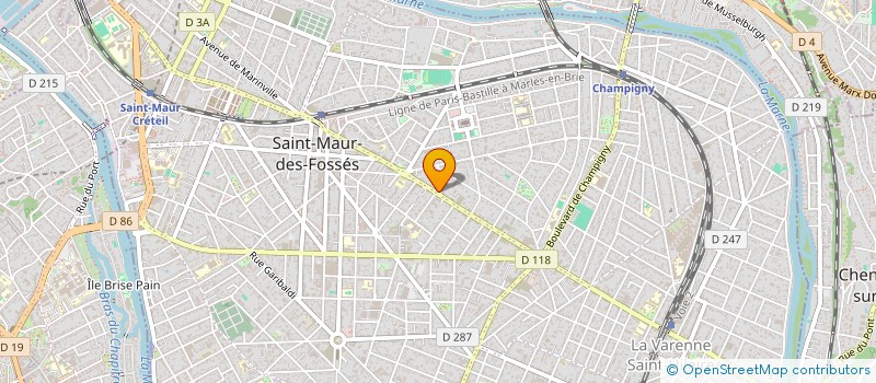 localisation de l'entreprise BS MOQUETTES à SAINT-MAUR-DES-FOSSES