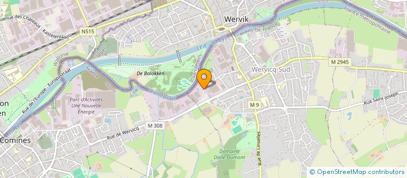 localisation de l'entreprise BS MOTORS  WERVICQ-SUD