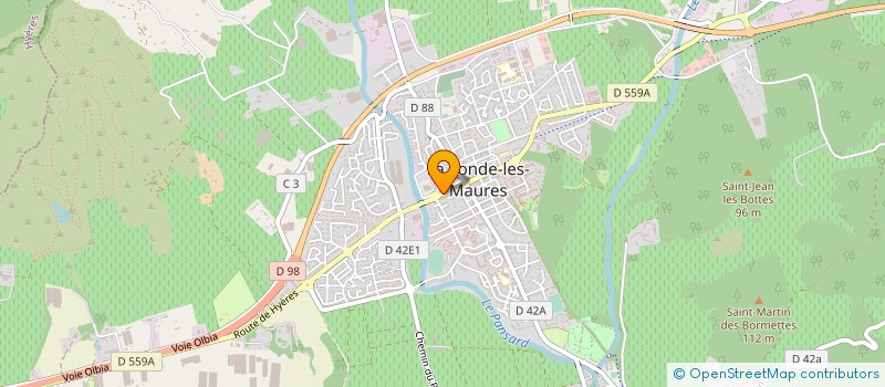 localisation de l'entreprise BS NETTOYAGE à LA LONDE-LES-MAURES