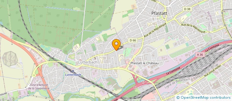 localisation de l'entreprise BS PACK  LUTTERBACH