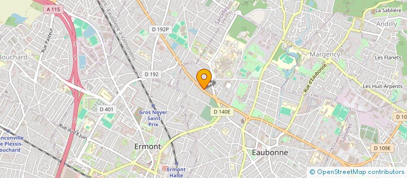 localisation de l'entreprise BS PAREBRISE à EAUBONNE