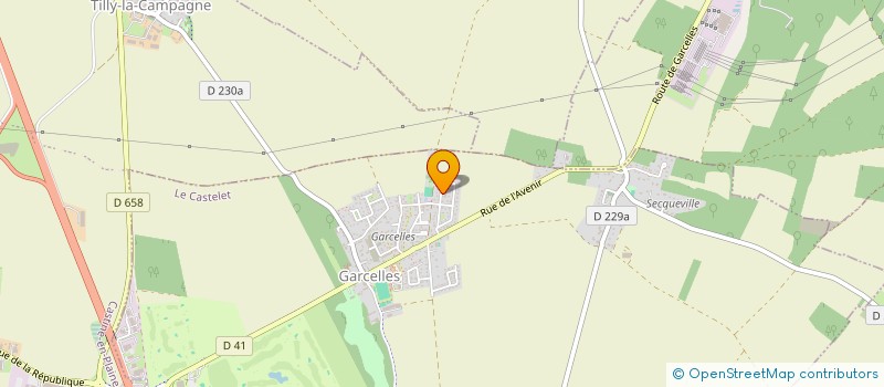 localisation de l'entreprise BS PAYE RH  LE CASTELET