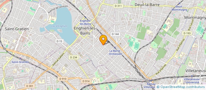 localisation de l'entreprise BS PHARMA à ENGHIEN-LES-BAINS