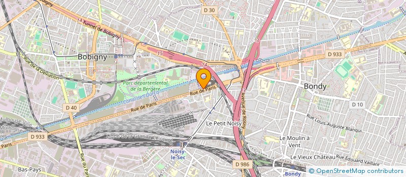 localisation de l'entreprise BS PLOMBERIE à NOISY-LE-SEC