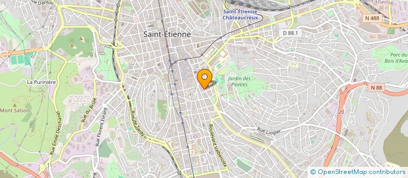 localisation de l'entreprise BS POSE  SAINT-ETIENNE