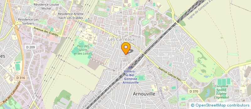 localisation de l'entreprise BS POULET  ARNOUVILLE