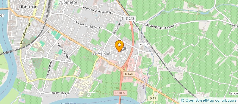 localisation de l'entreprise BS-PRESTA-SERVICES à LIBOURNE