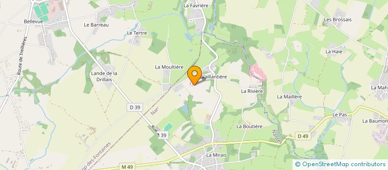 localisation de l'entreprise BS PRESTA TP à LA CHAPELLE-SUR-ERDRE