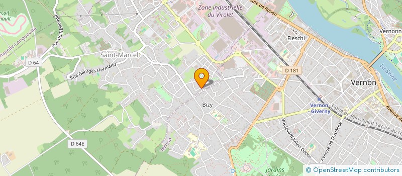 localisation de l'entreprise BS PRESTIGE à SAINT-MARCEL