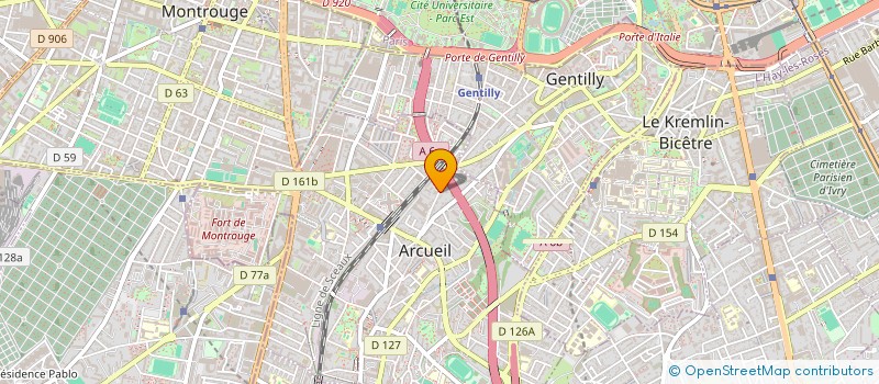 localisation de l'entreprise BS PRESTIGE CARS  ARCUEIL